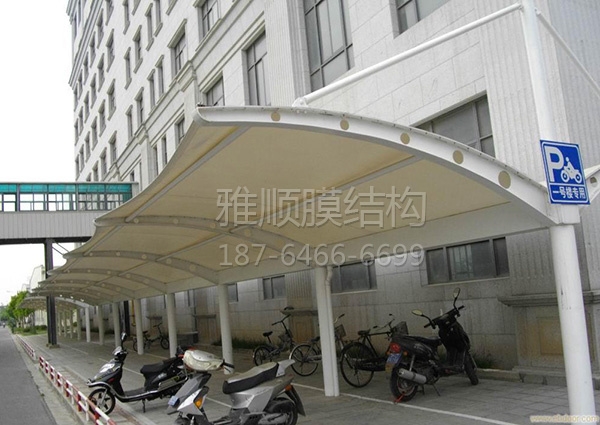 膜結(jié)構(gòu)電動(dòng)車(chē)、自行車(chē)棚