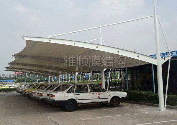 膜結構汽車棚