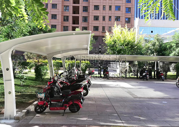 膜結(jié)構(gòu)電動(dòng)車(chē)、自行車(chē)棚